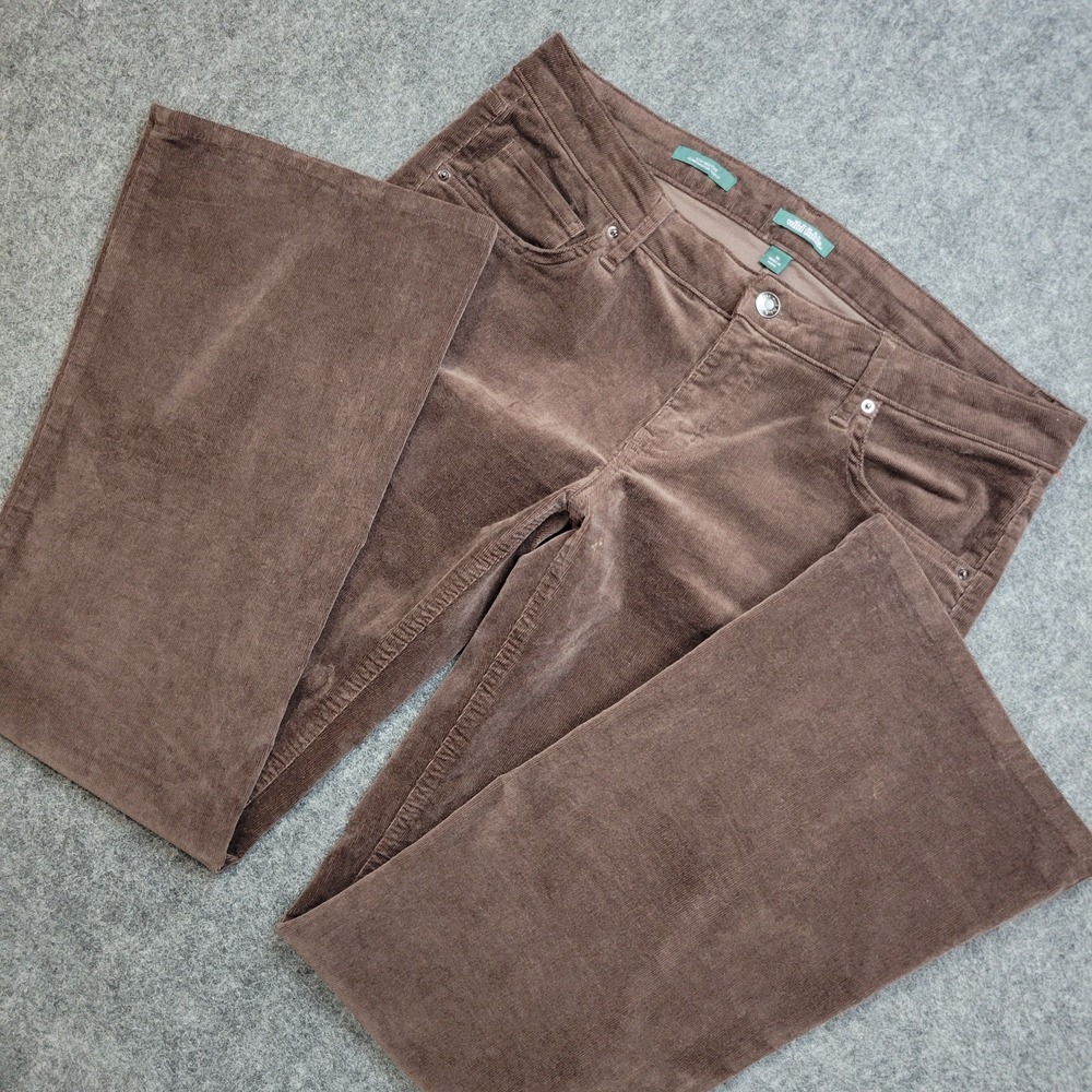 Wild Fable Pants Womens 10 Brown Corduroy Low Rise Flare Leg Y2K Preppy Indie